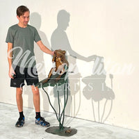 Thumbnail for Bronze Frog on Lotus Fountain by Metropolitan Galleries