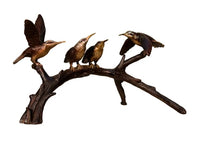 Thumbnail for Bronze Hummingbird on Branch Sculpture by Metropolitan Galleries