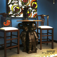 Thumbnail for Bronze Three Elephants Bar Table by Metropolitan Galleries