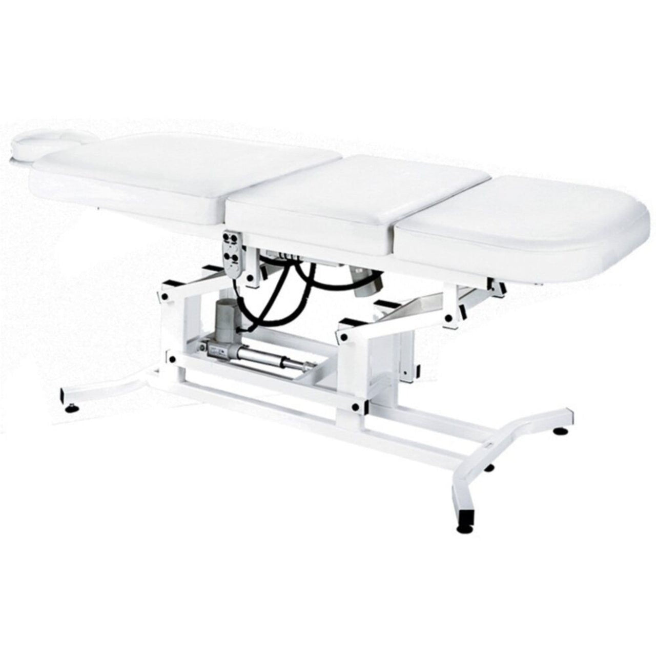 Spa Comfort Lounge Facial Care Bed Fully-Reclined With Clean Background