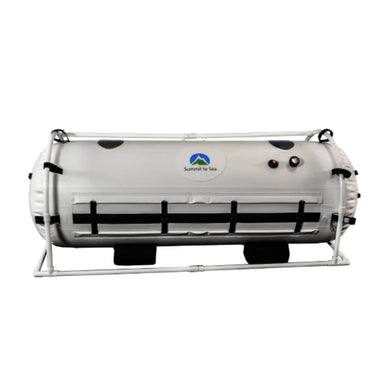 Summit to Sea Dive 33-Inch Hyperbaric Chamber Fully Inflated Front View On White Background