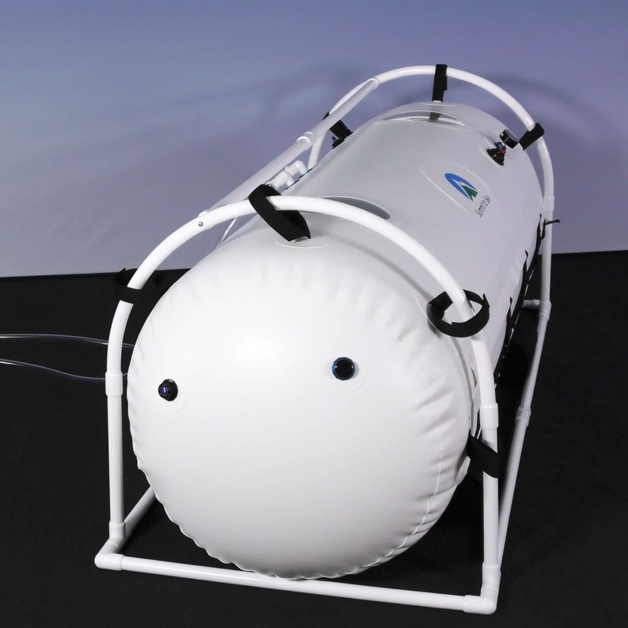 Summit to Sea Dive 33-Inch Hyperbaric Chamber Side View With Support Frame