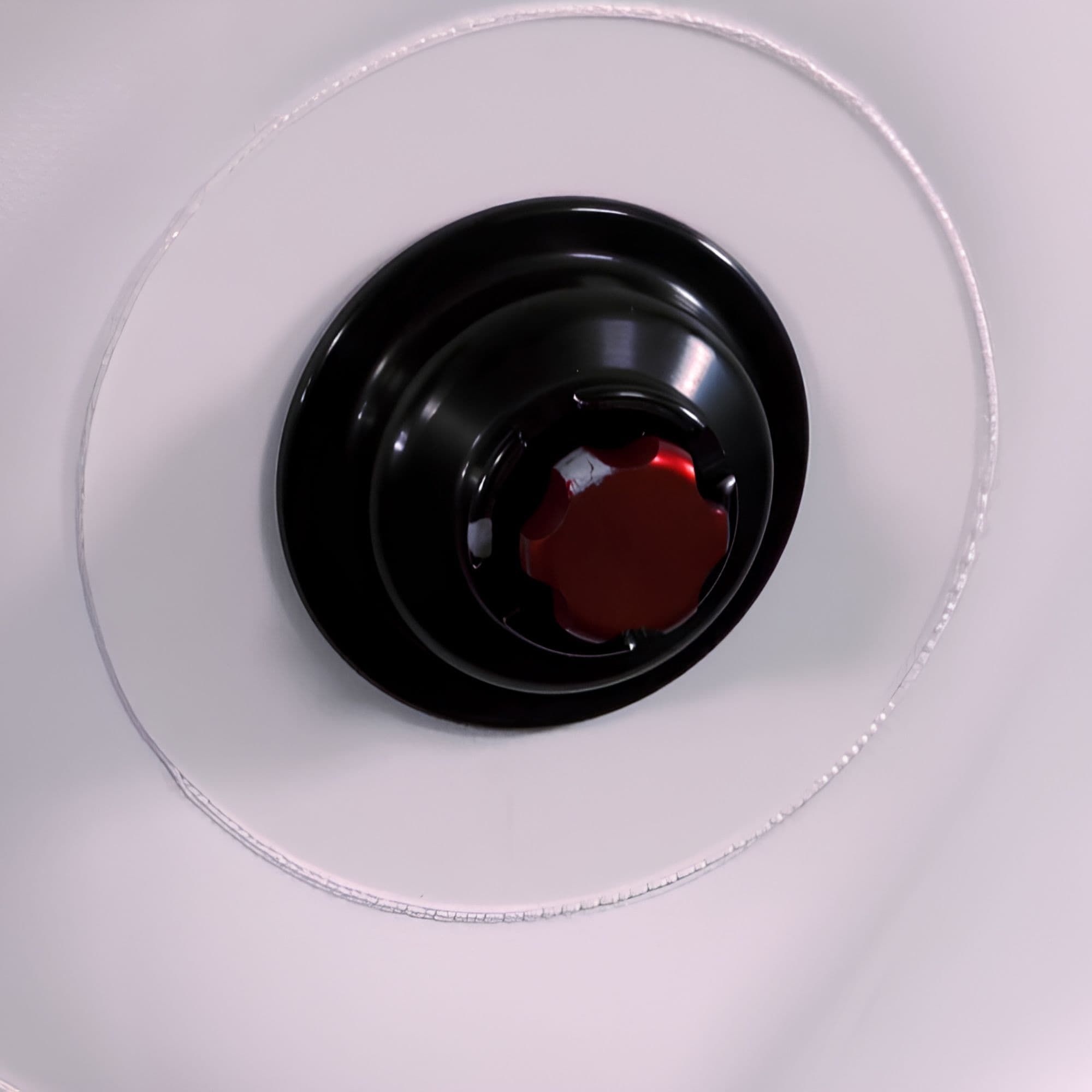 Summit to Sea Dive Vertical Hyperbaric Chamber Close-Up Of Control Valve With Red Knob