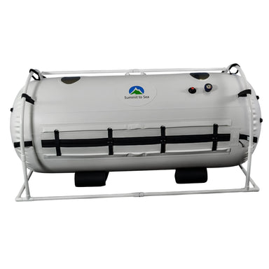 Summit to Sea Grand Dive Hyperbaric Chamber – 40-Inch Mild HBOT Front View On White Background