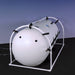 Summit to Sea Grand Dive Hyperbaric Chamber – 40-Inch Mild HBOT Side View With Support Frame