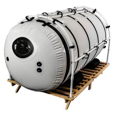 Summit to Sea Grand Dive Pro 46-Inch Chamber Fully Inflated Front Angle View On White Background
