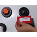 Summit to Sea Shallow Dive Chamber With Dual Compressors Close-Up Of Auxiliary Valve With Hand Holding Label