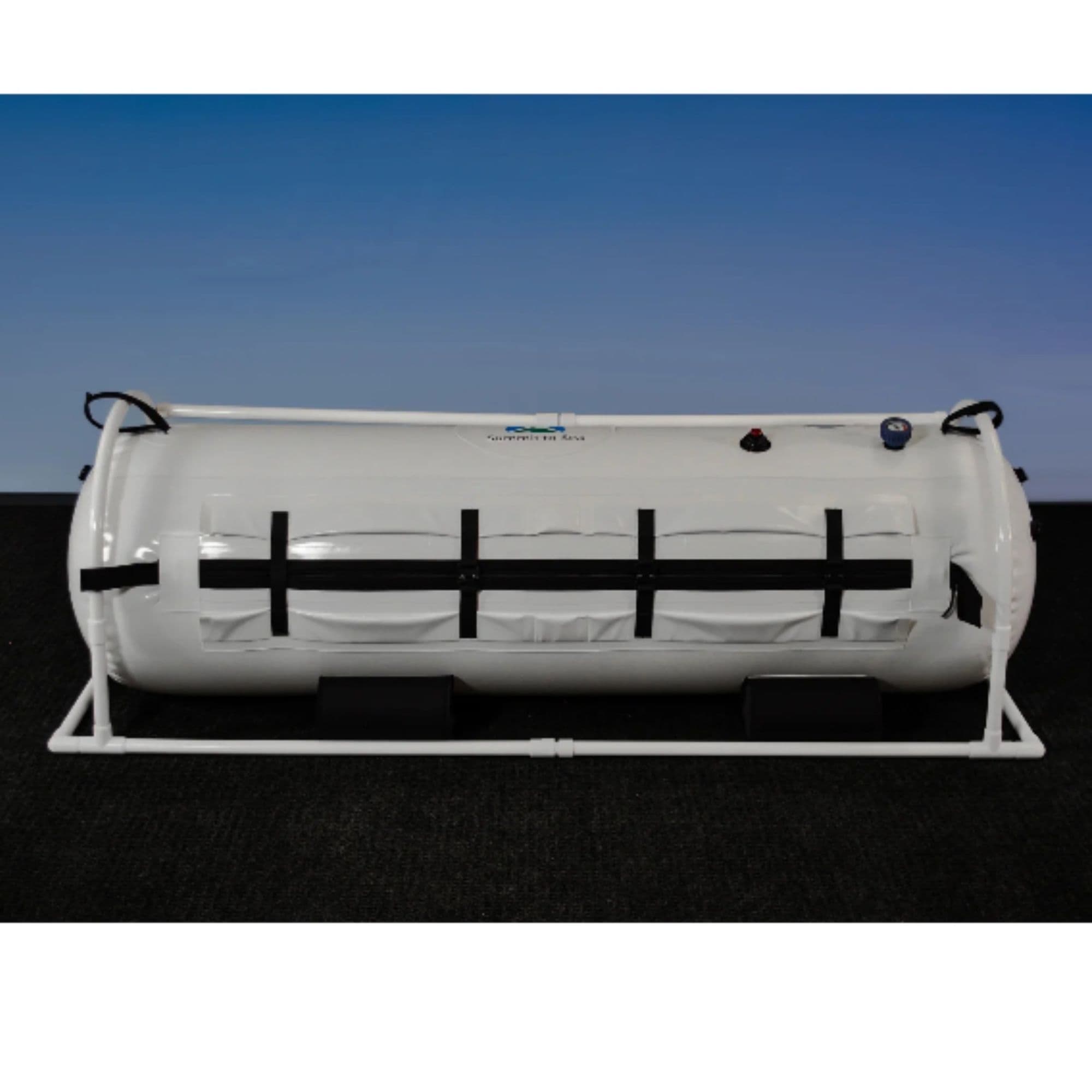 Summit to Sea Shallow Dive Hyperbaric Chamber – 26-Inch Front View On Colored Background