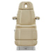 Sydney 4-Motors Esthetician Chair Beige Front View Showing A Face Hole On White Background