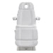 Sydney 4-Motors Esthetician Chair White Front View Showing A Face Hole On White Background