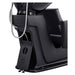 Takaran Adjustable Salon Shampoo Backwash Rear Angled View With Sink Assembly