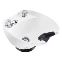 Thumbnail for Takaran Adjustable Shampoo Backwash Unit White Shampoo Wash Station On Clean Background