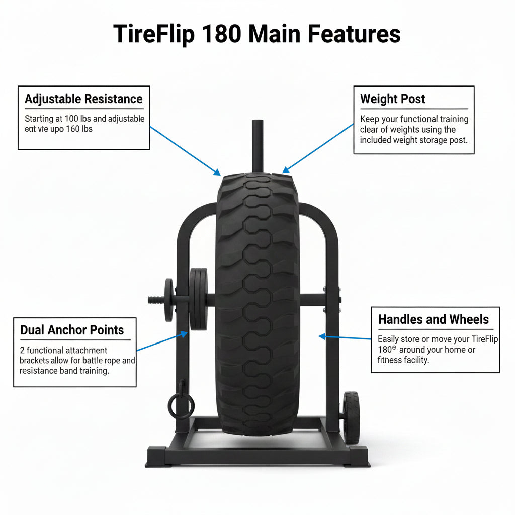 The Abs Company TireFlip 180XL Tire Flipper – ABS4005-02