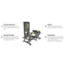 The Abs Company Commercial Glute Training System Glute Lift Elite List Of Features On White Background