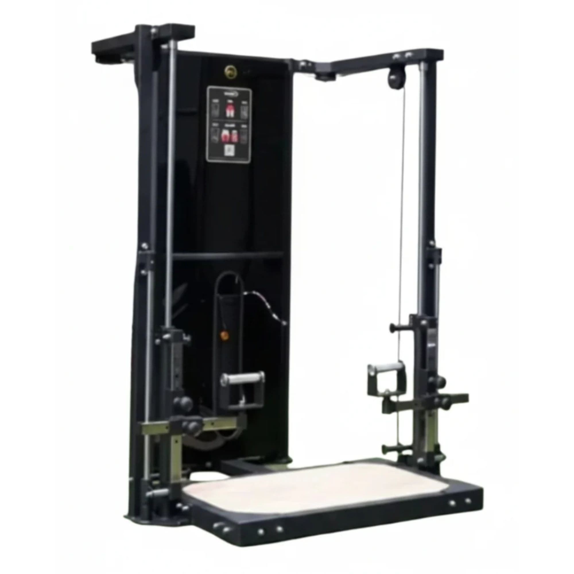 The DeadLift Machine Angled View On White Background