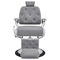 Thumbnail for Titan Hydraulic Barber Chair Gray Variant Front View On White Background
