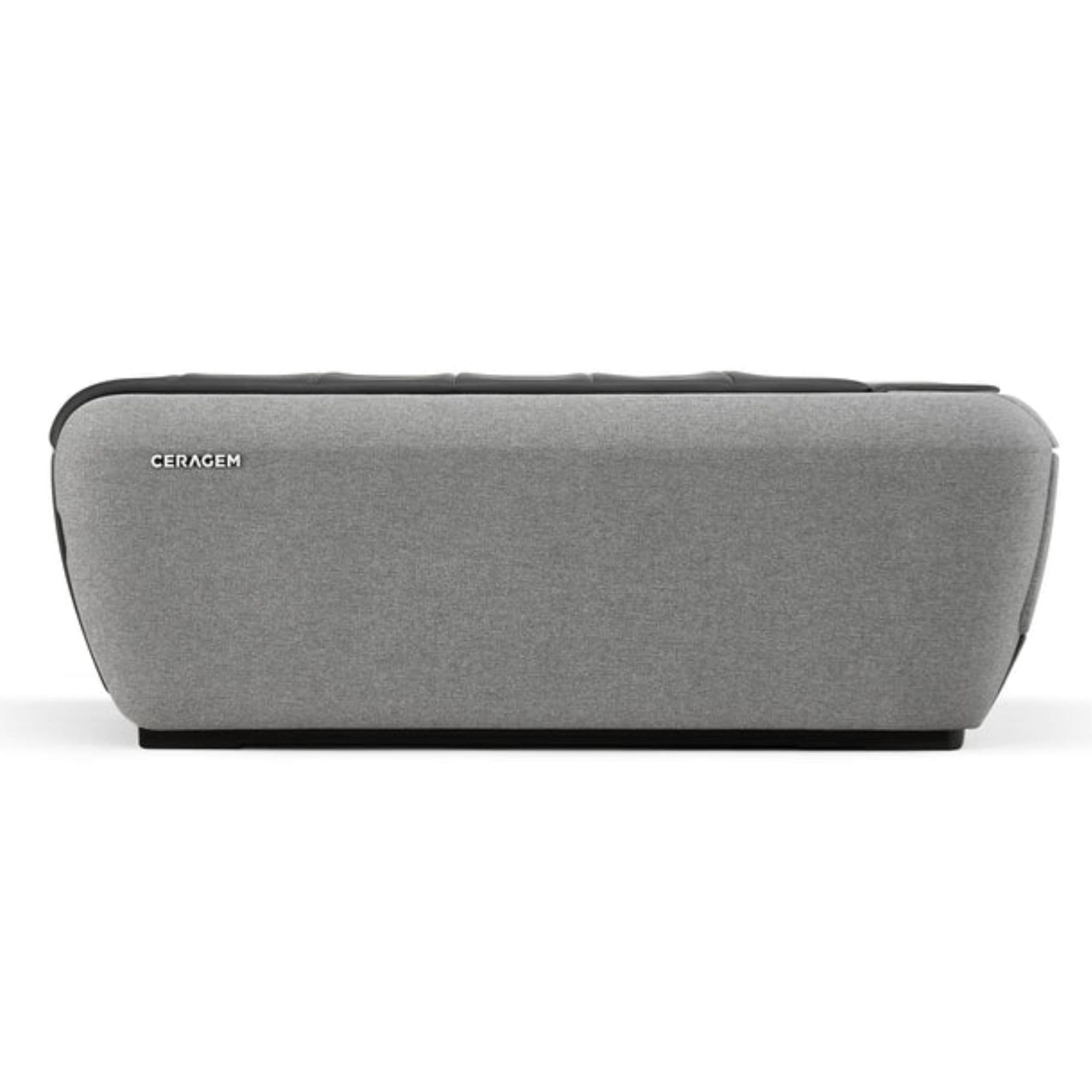 V9 Massage Bed By Ceragem Front View Folded Of Black Variant On White