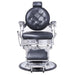 Vanquish Barber Chair Black Variant Front View On White Background