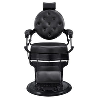 Thumbnail for Viking Classic Barber Chair Black Variant Front View On White Background