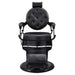 Viking Classic Barber Chair Black Variant Front View On White Background