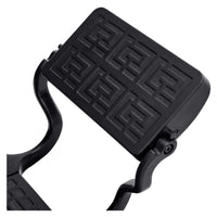 Thumbnail for Viking Heavy Duty Classic Barber Chair Black Variant Close-Up View Of Calf Rest