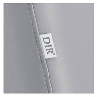 Thumbnail for WellRelax 2-Motors Therapy Treatment Table with Tilting Cradle Pillow Close-Up View Of Gray Upholstery With Brand Name