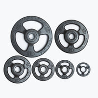 Thumbnail for York Barbell 2″ Iso-Grip Steel Olympic Plate Sets