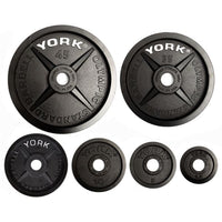 Thumbnail for York Barbell Legacy Precision Milled Cast Iron Weight Plate Sets