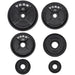 York 2 Inch Cast Iron Olympic Weight Plate Set Complete Product View On White Background