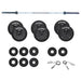 York Barbell 2900 300 Lb. Olympic Set Complete Product Inclusion On White Background