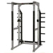York Barbell 53006 STS Power Rack with Hook Plates Angle View On White Background