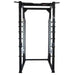 York Barbell 53006 STS Power Rack with Hook Plates Front View On White Background