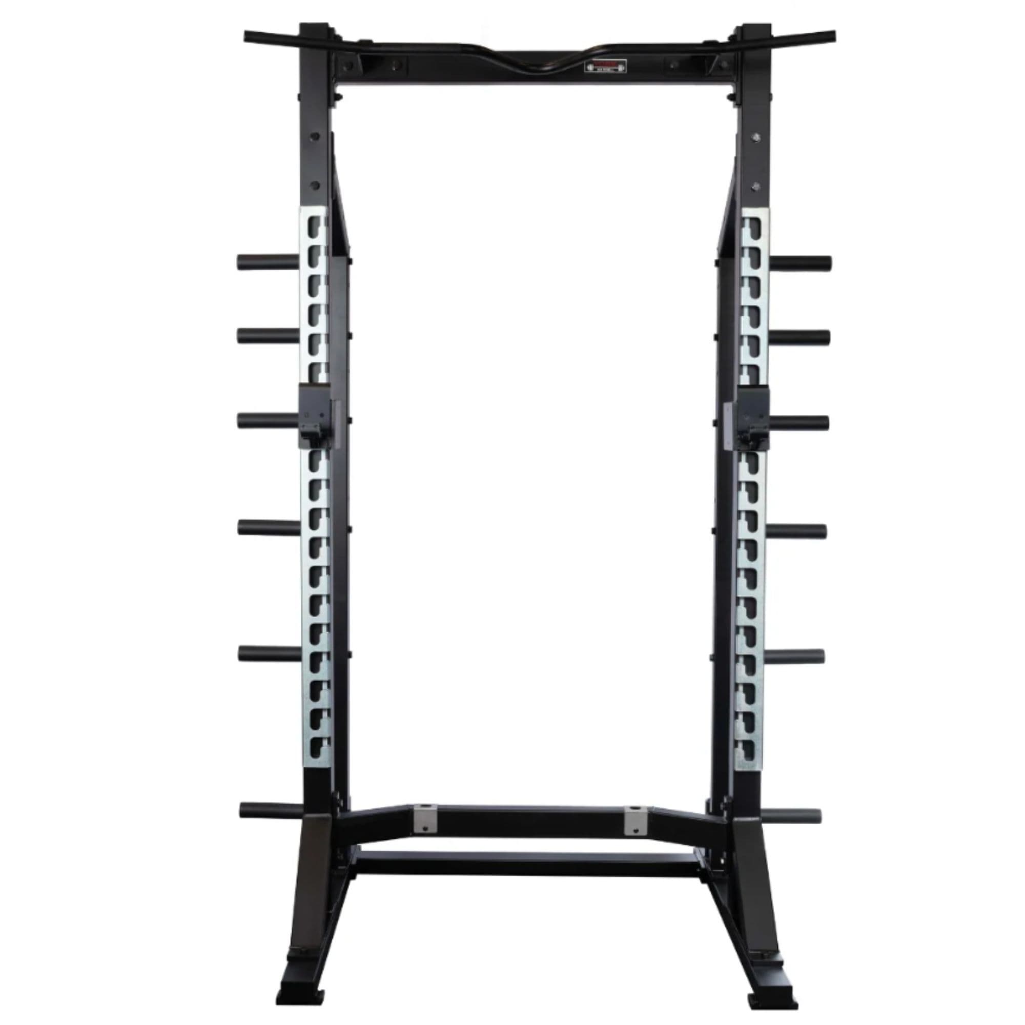 York Barbell 53009 STS Self-Standing Half Rack Front View On White Background