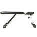 York Barbell FTS Flat-to-incline Adjustable Utility Bench 48003 Fully Recline Side View On White Background