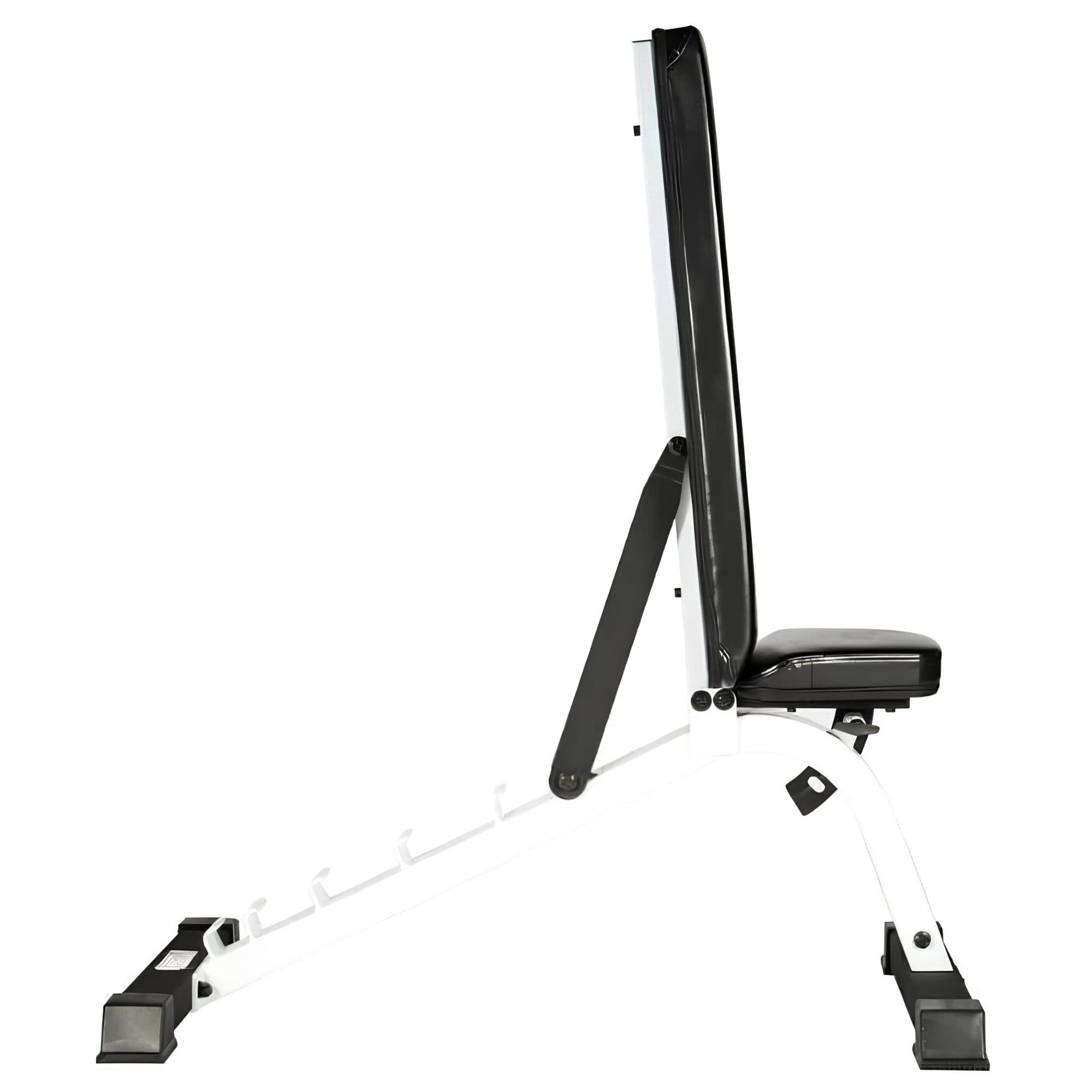 York Barbell FTS Flat To Incline Bench Side View On White Background