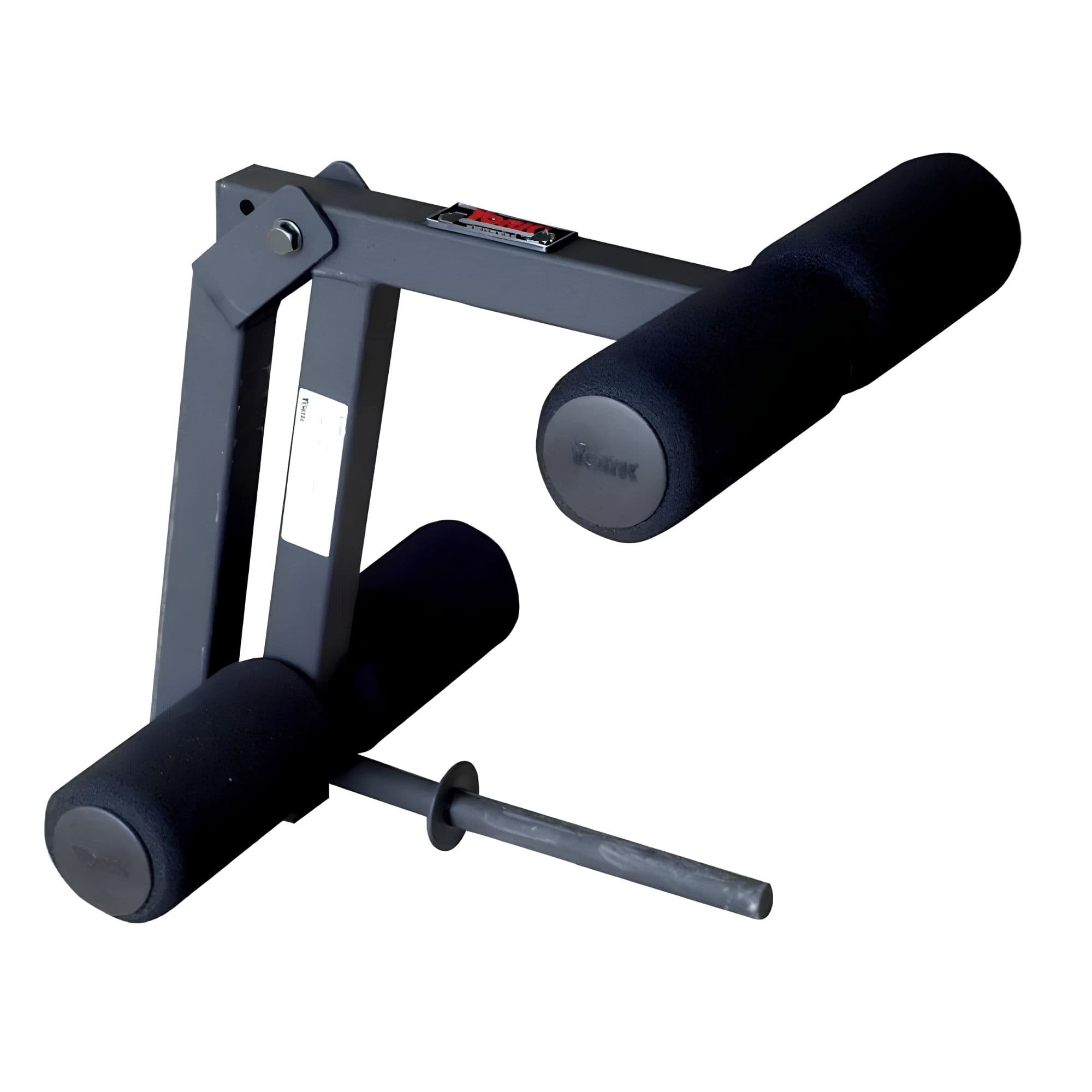 York Barbell FTS Leg Developer Attachment 48009 Full Angle View On White Background