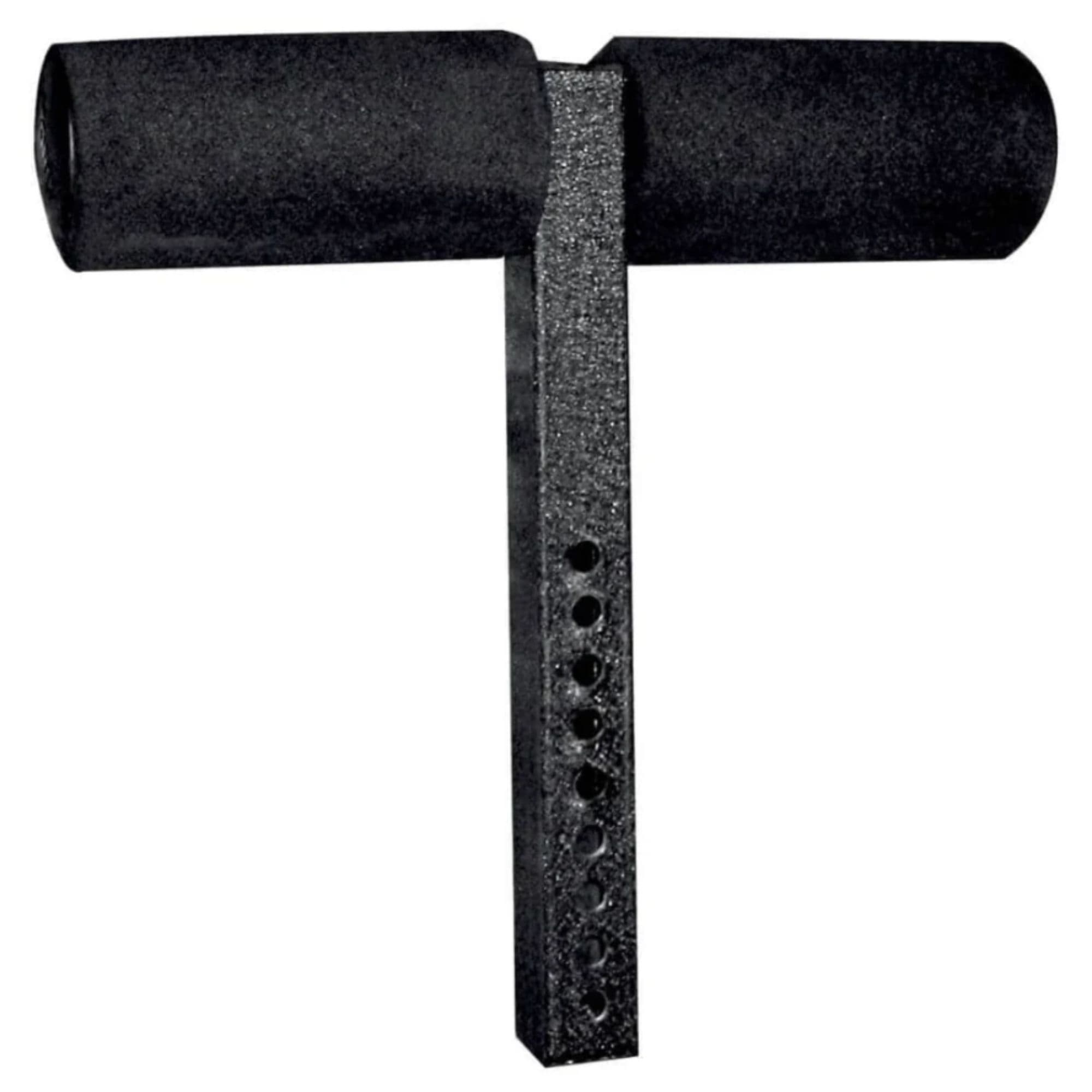 York Barbell FTS Leg Hold-down Bench Attachment 48007 Full Front View On White Background