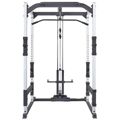 York Barbell FTS Plate Loaded Hi  Low Pulley Attachment Front Full Product View On White Background