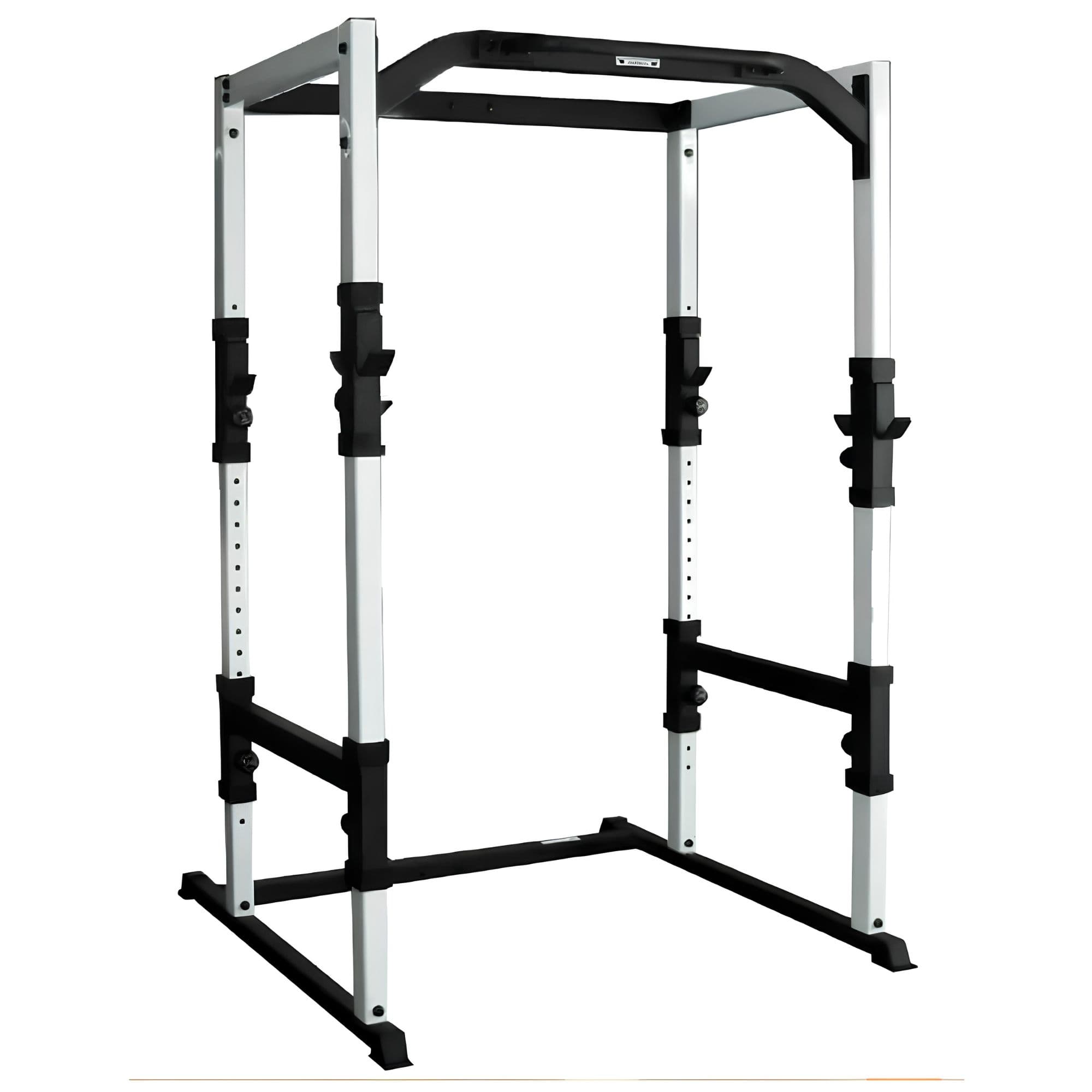 York Barbell FTS Power Cage Front Angle View On White Background