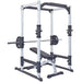 York Barbell FTS Power Cage Full Product Front Angled View On White Background
