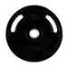 York Barbell G2 Rubber Olympic Plates 35 LB Weight On White Background