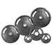 York Barbell G2 Rubber Thin Line Olympic Weight Plate Sets Complete Product Set View On White Background