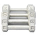 York Barbell Hex Dumbbell Close-Up View On White Background