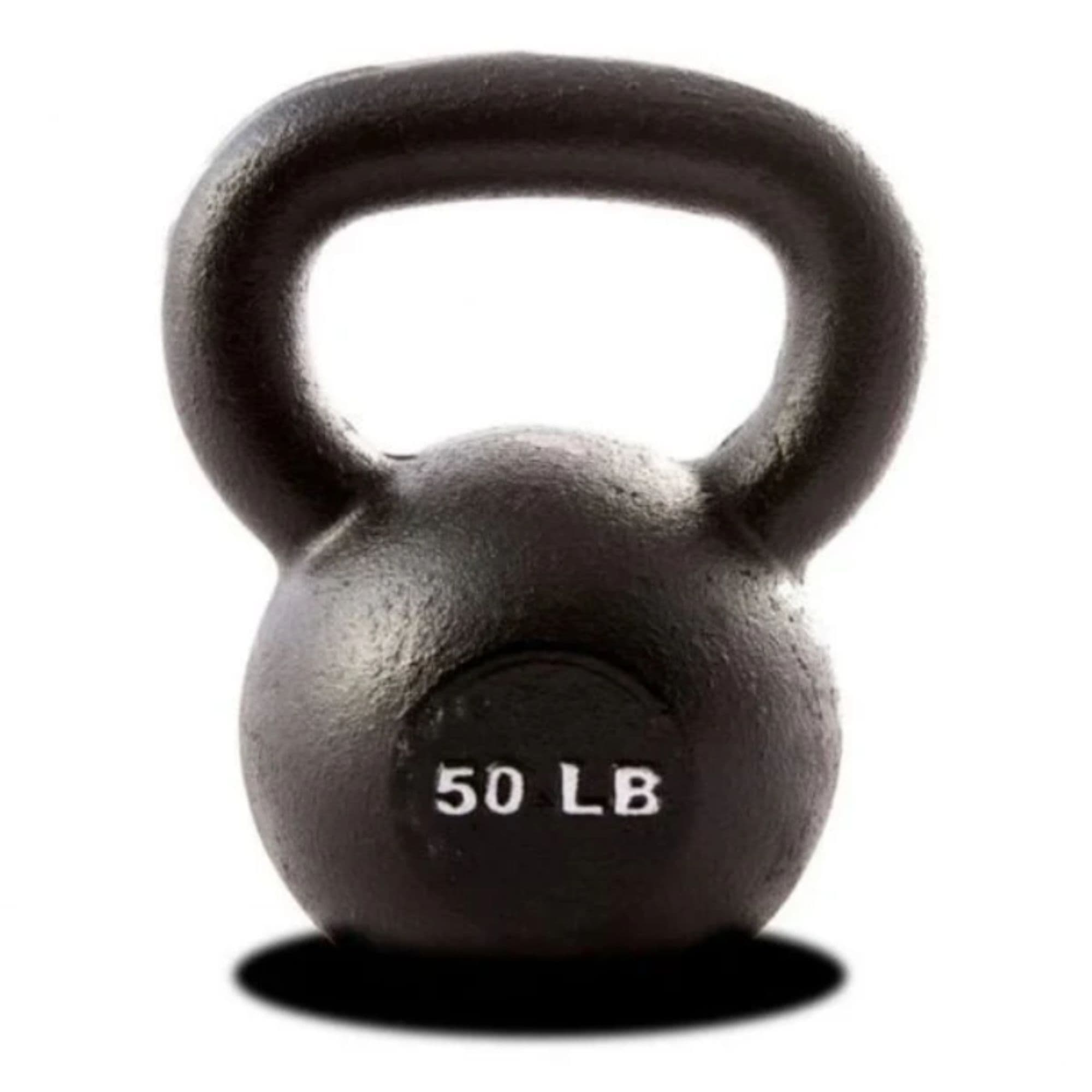 York Barbell Kettlebell Sets 50 LB Detail View On White Background