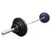 York Barbell Legacy Cast Iron Milled Olympic Weight Plate Set On White Background