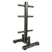 York Barbell Olympic Plate Tree 69139 Angled View On White Background