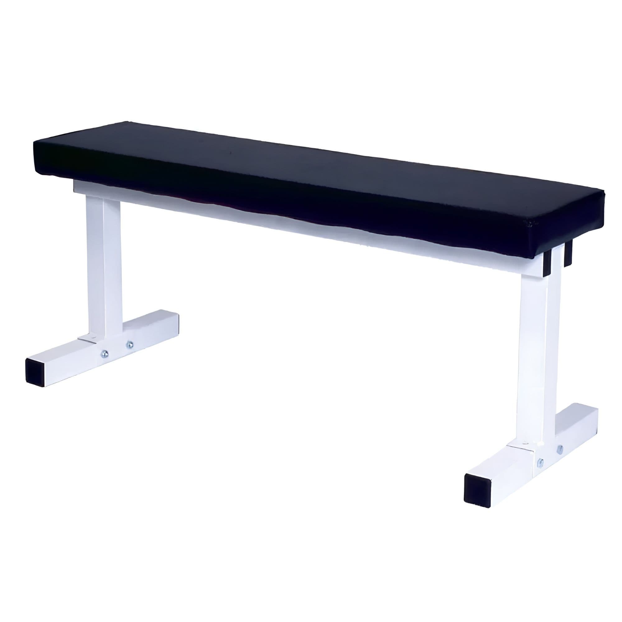 York Barbell Pro Series 101 Flat Bench Front Angle View On White Background