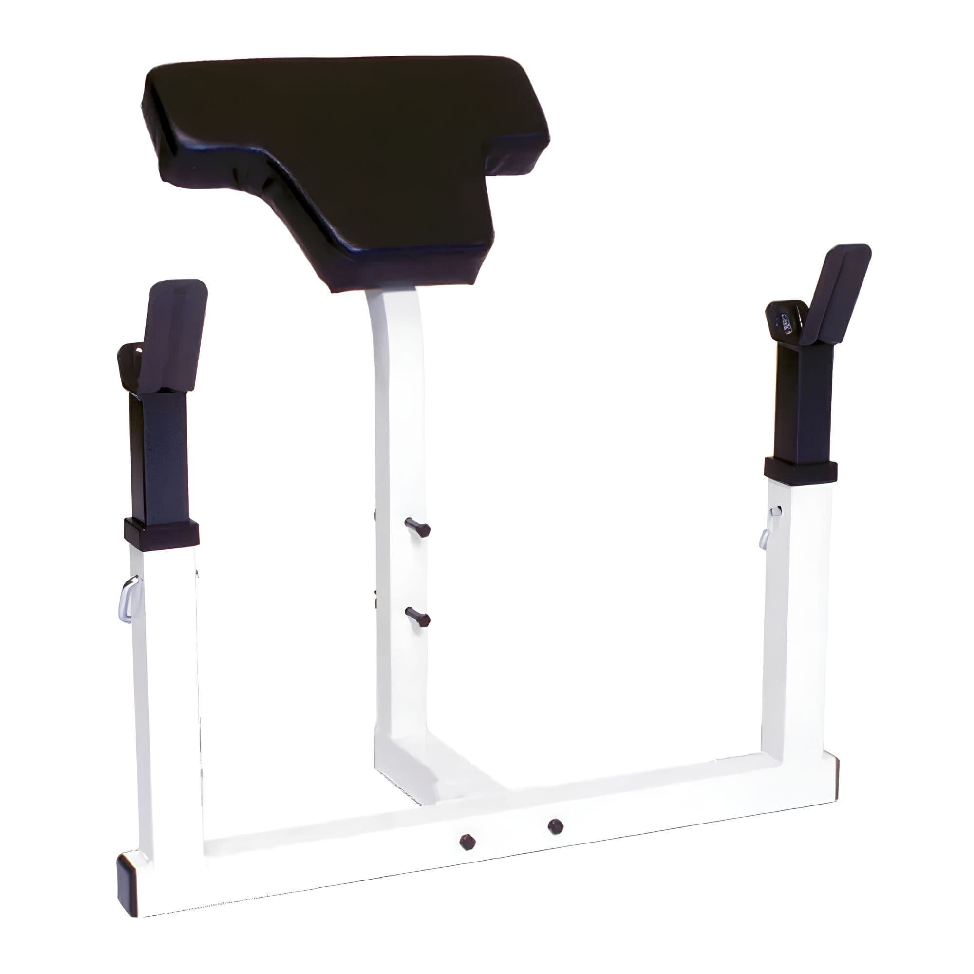 York Barbell Pro Series 201 Arm Curl Attachment Front Angle View On White Background