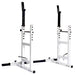 York Barbell Pro Series 204 Squat Rack Front Angle View On White Background