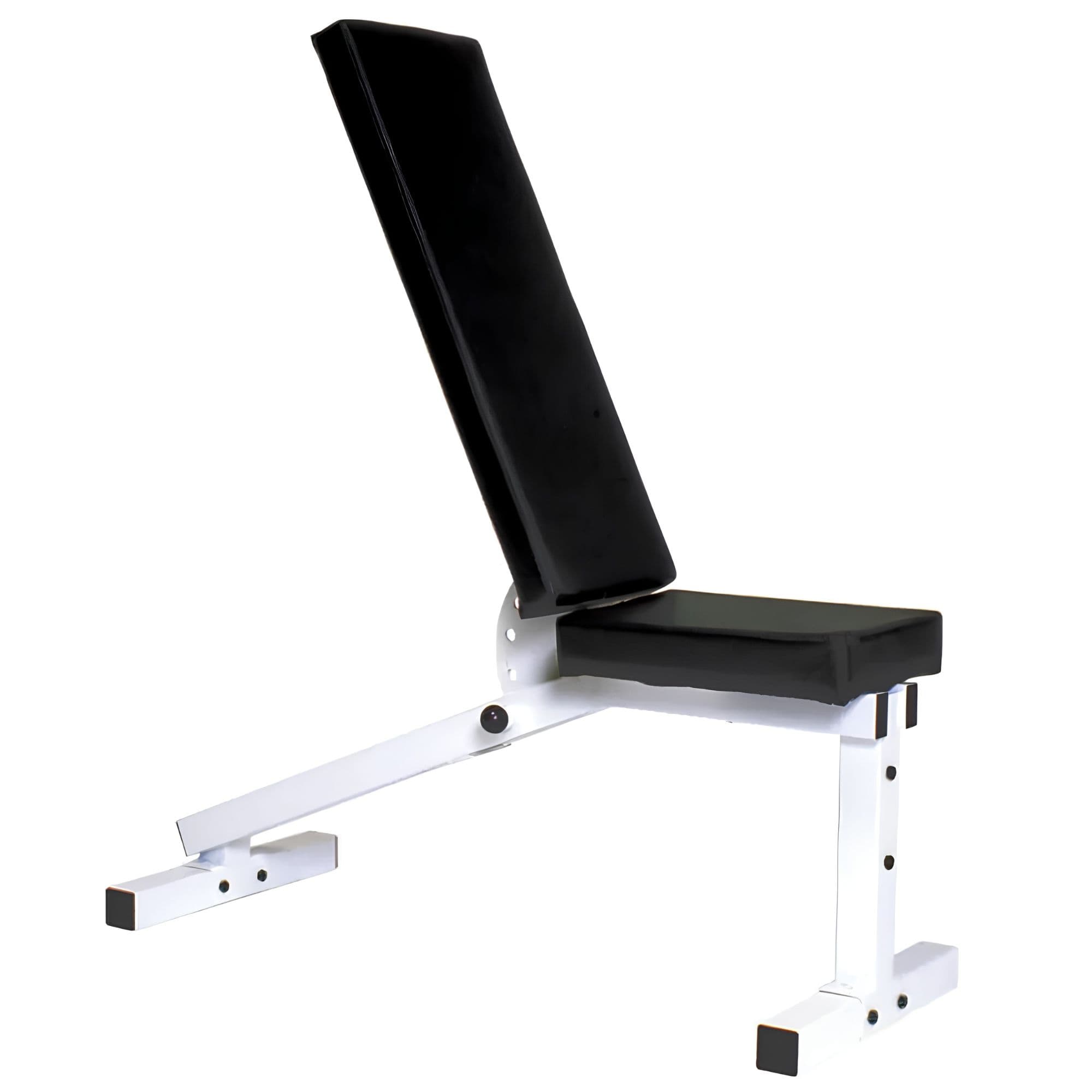 York Barbell Pro Series 206ID Adjustable FID Bench Front Angle View On White Background